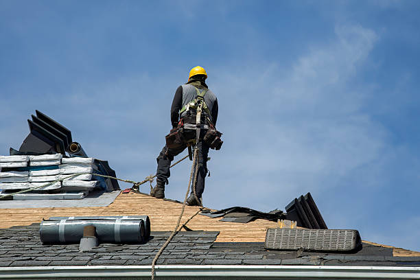 Professional Metal Roofing technician working in Albion, MI